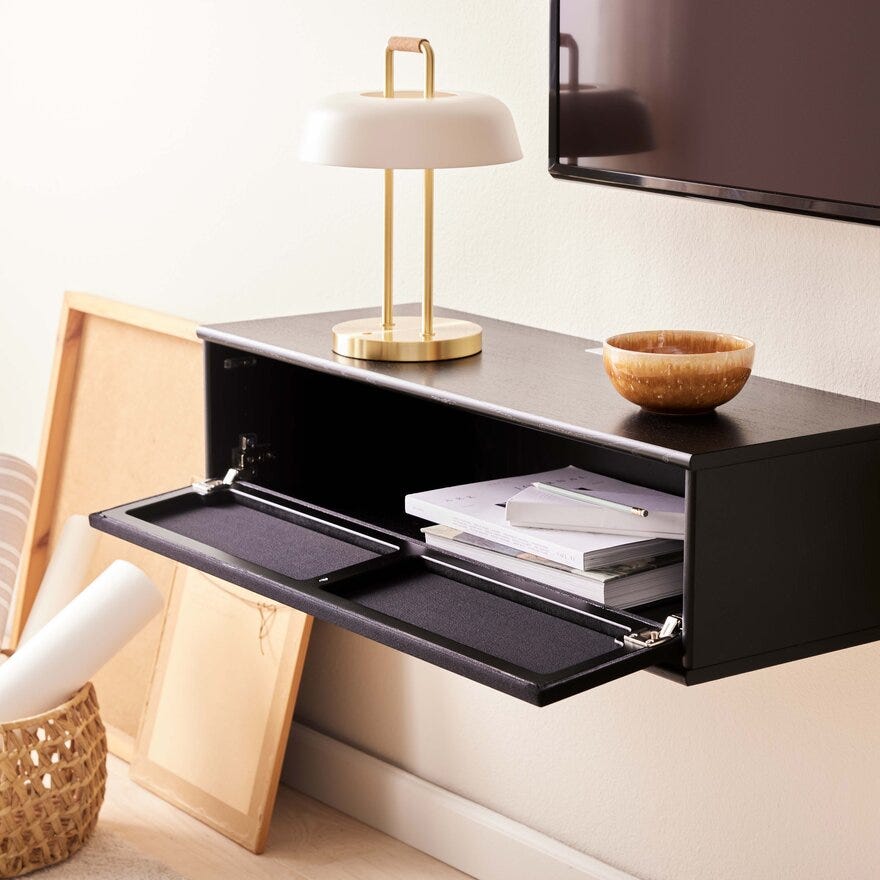 Mistral MISTRAL AV TV-benk B:90 cm i Svart