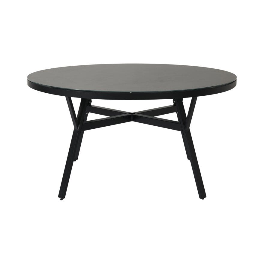 BERKELEY Spisebord Ø145 cm i Svart