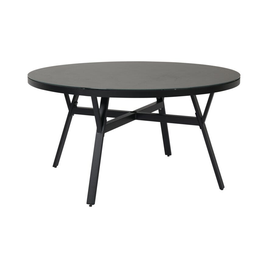 BERKELEY Spisebord Ø145 cm i Svart