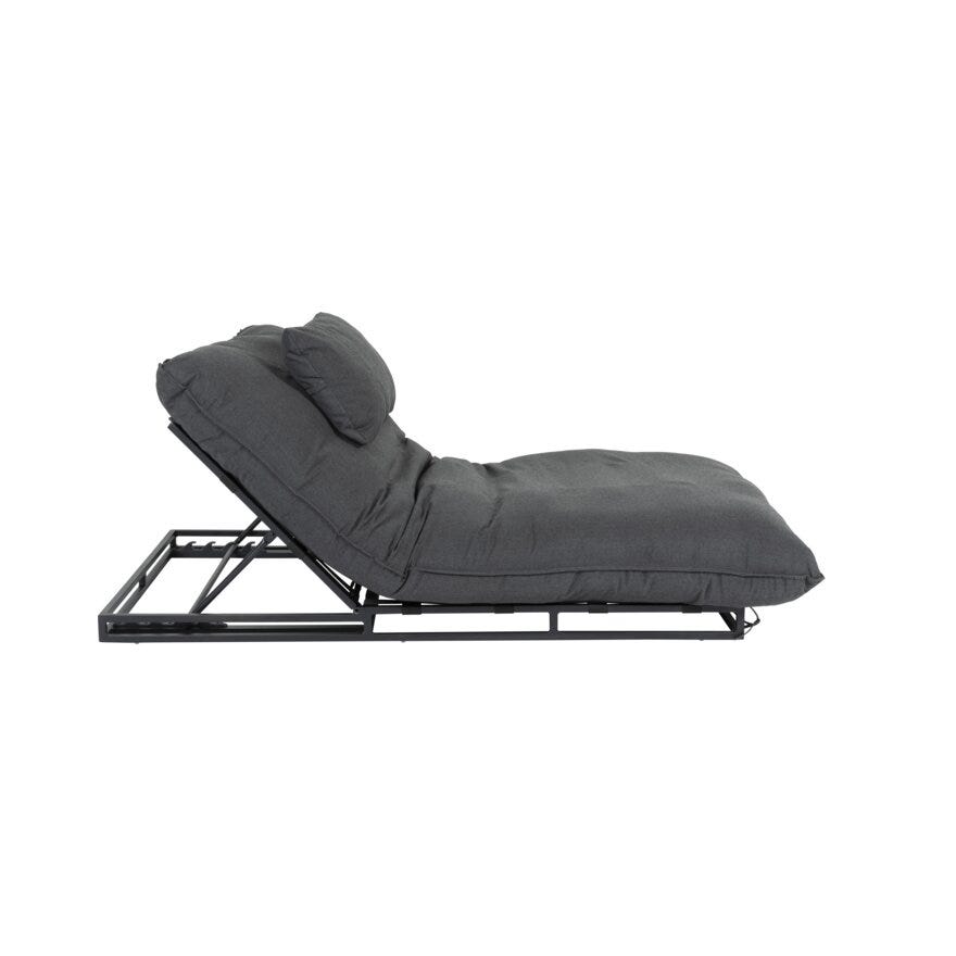 Divano Lounge CORAL Solseng 115x196 cm i Svart