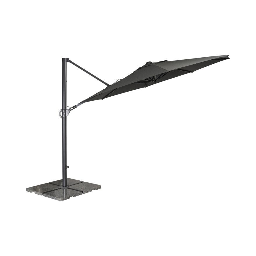Hartman LUNA Sideparasoll Ø300 cm i Grå