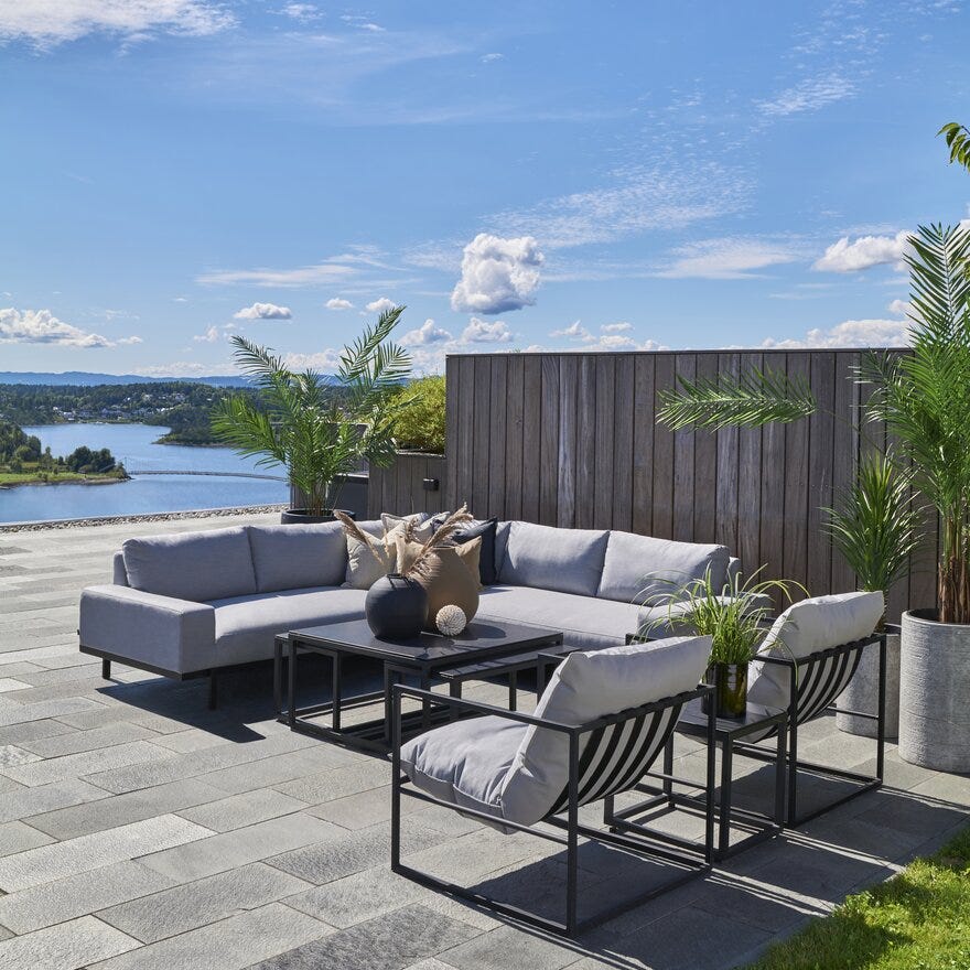 Divano Lounge MOOY Hjørnesofa i Grå