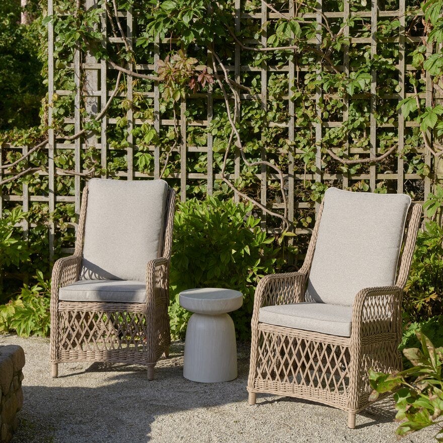 NORA Spisestol i Beige/natur