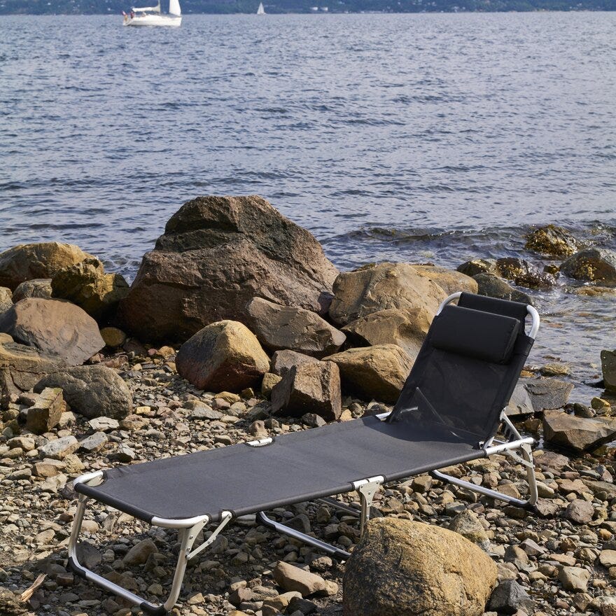 SIENA Solseng 60x200 cm i Svart