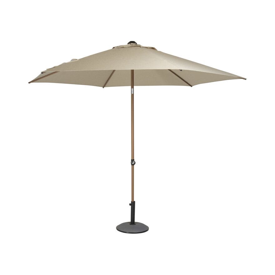Hartman SOLAR EASY UP Parasoll Ø300 cm i Beige/natur