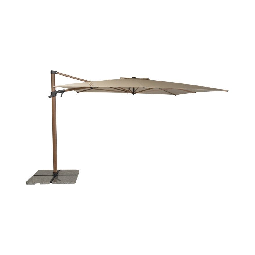 Hartman SOLAR FLEX Sideparasoll 300x300 cm i Beige/natur