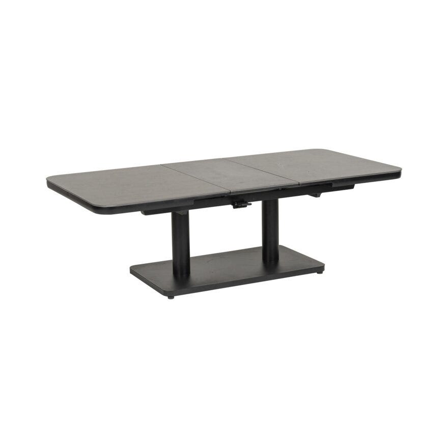 VARA Sofabord 90x140/180 cm i Svart