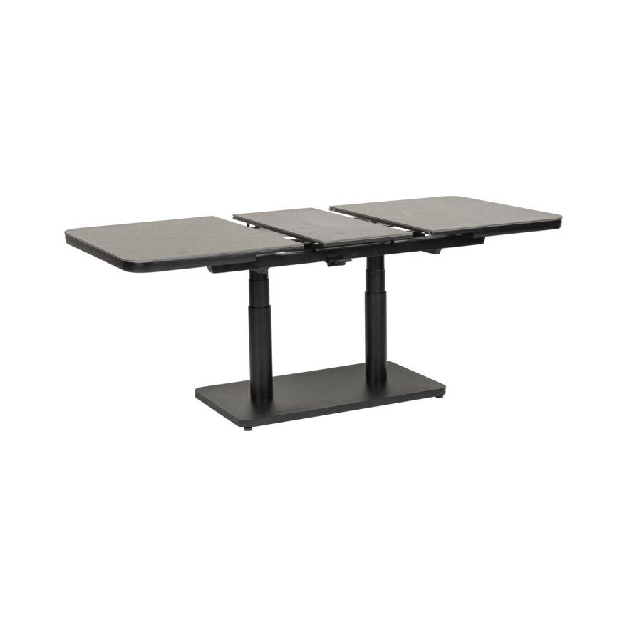 VARA Sofabord 90x140/180 cm i Svart
