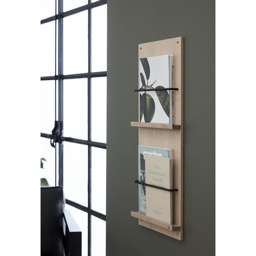 Andersen A-MAGAZINE Magasinholder 30X80 cm i Beige/natur