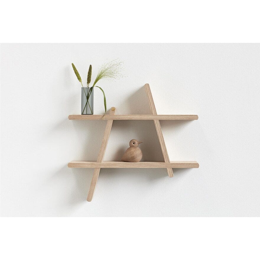 Andersen A-SHELF Vegghylle B:52 cm i Beige/natur