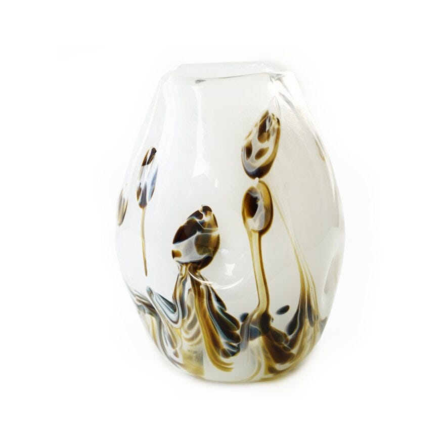 Magnor AFTER RAIN Vase H28 cm i Hvit designet av Marna Haugen