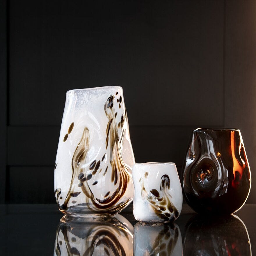 Magnor AFTER RAIN Vase H28 cm i Hvit designet av Marna Haugen