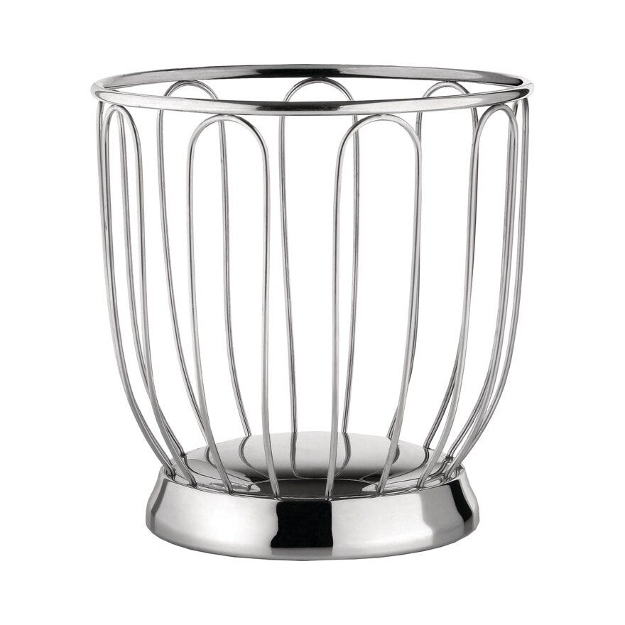 Alessi ALESSI Fruktkurv Ø19 cm i Hvit