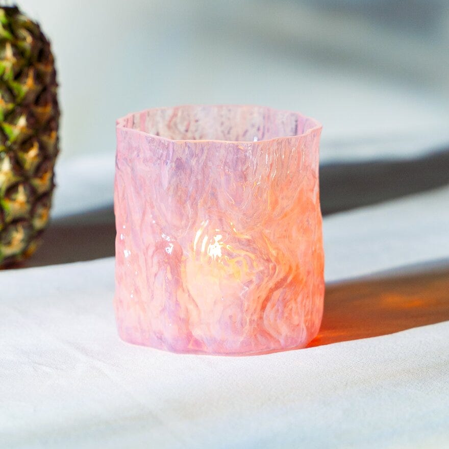 Magnor BARK Vase H12 cm i Rosa
