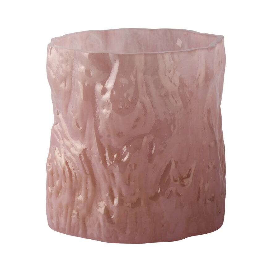 Magnor BARK Vase H12 cm i Rosa