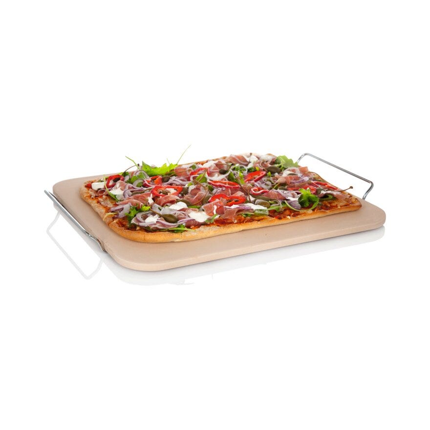 BASIS Pizzastein 35x40 cm i Beige/natur