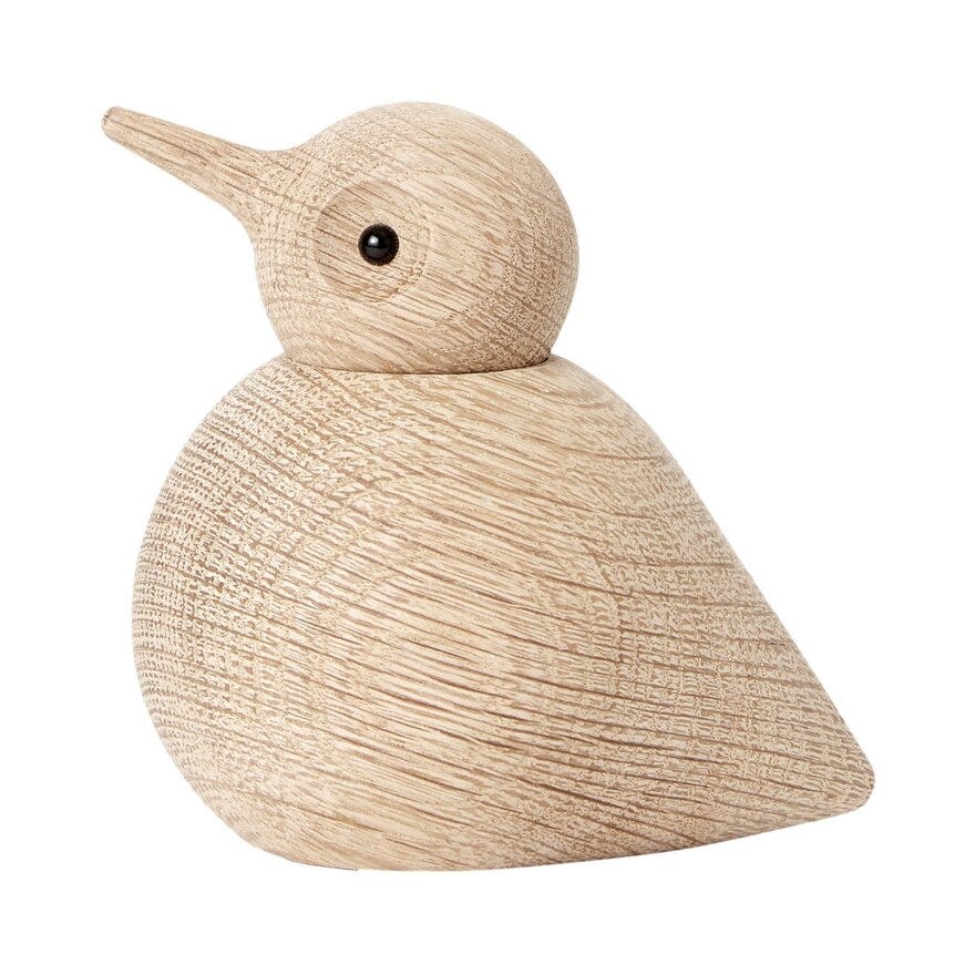 Andersen BIRDIE Figur Ø7 cm i Beige/natur