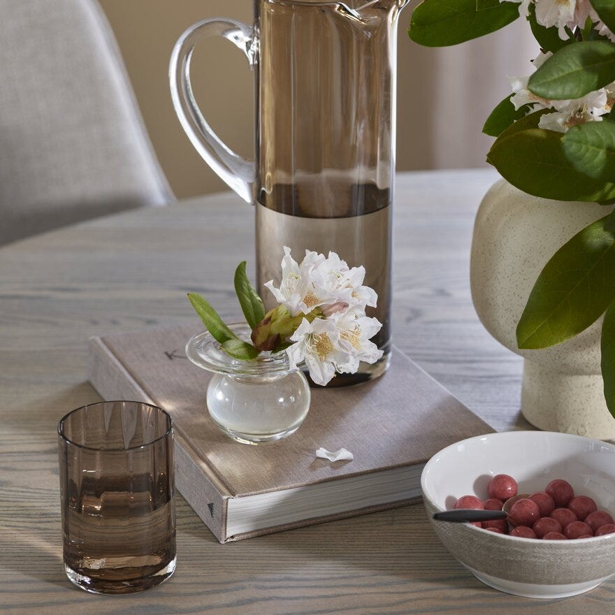Magnor CLIFTON Vannglass CL25 cm i Grå designet av Halvor Bakke