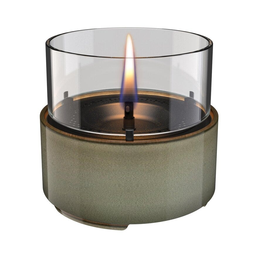 TenderFlame CAFÈ Bordlykt Ø14 cm i Grønn