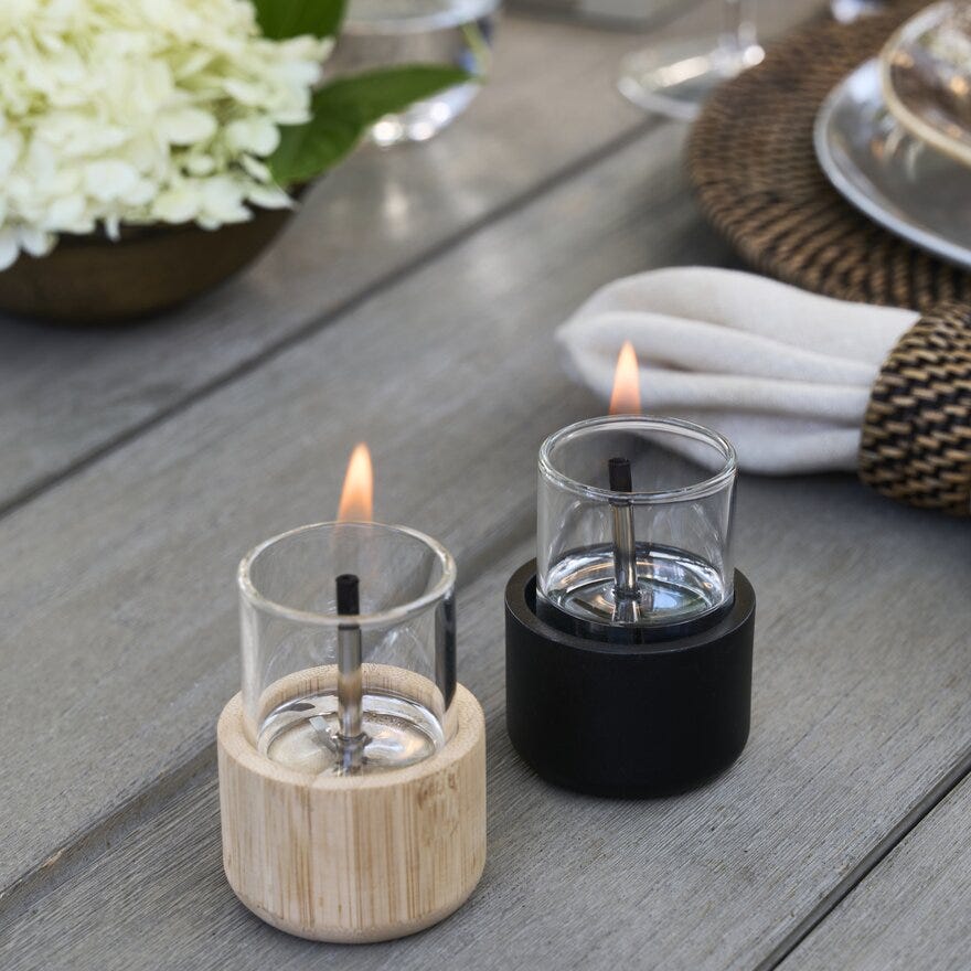 TenderFlame CANDLE Bordlykt Ø5.6 cm i Svart