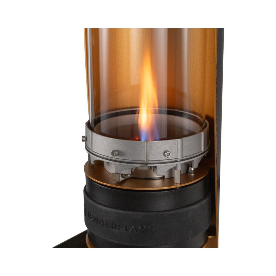 TenderFlame CYCLOFLAME Vegglykt 23x20 cm i Svart
