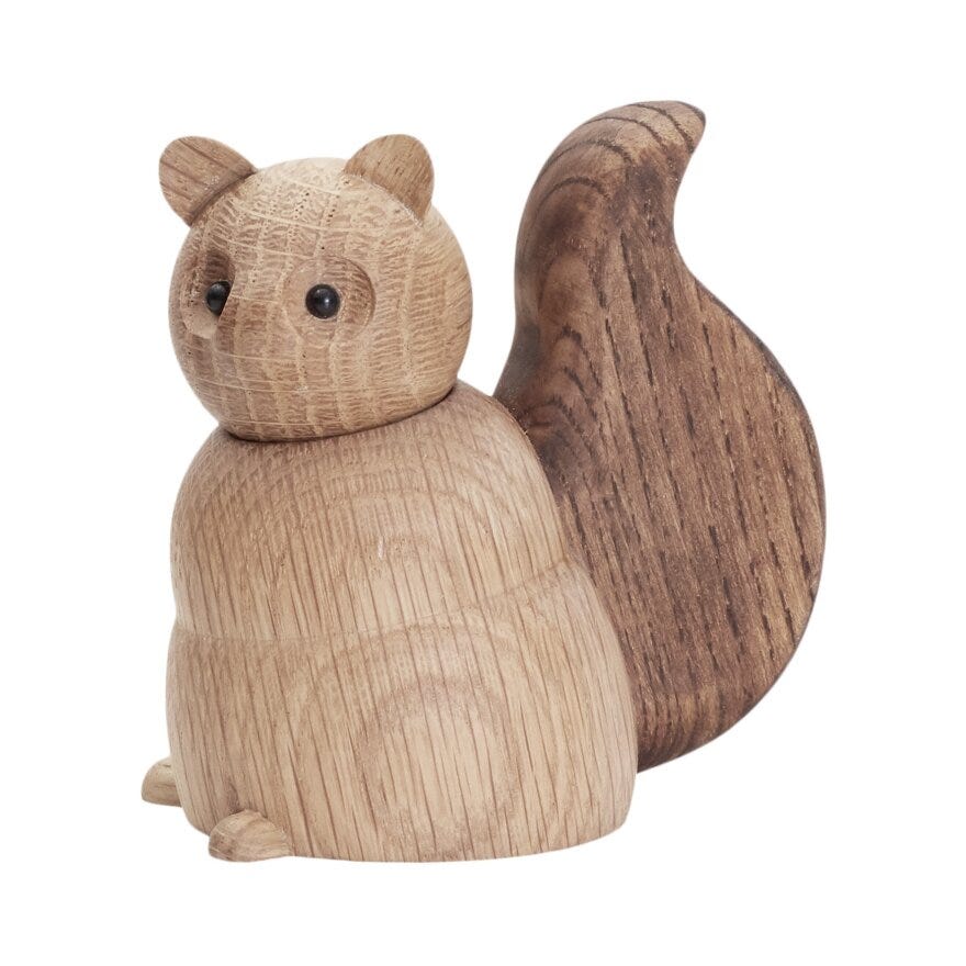 Andersen EKORN Figur 9x7 cm i Beige/natur