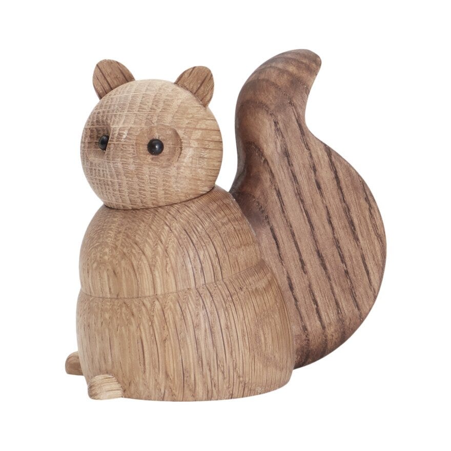 Andersen EKORN Figur 10x7 cm i Beige/natur