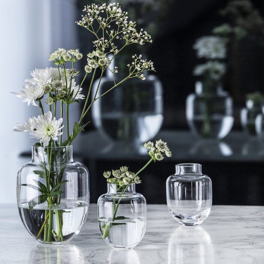 Magnor FAMILY Vase H26 cm i Klar designet av Finn Schøll