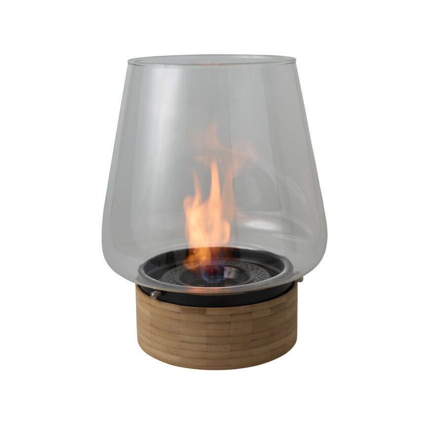 TenderFlame GLOBET Bordlykt Ø25 cm i Beige/natur