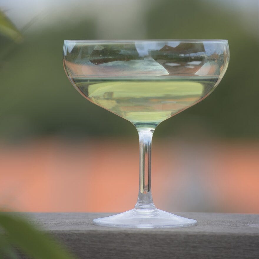 Magnor HAPPY Champagneglass CL28 cm i Grønn