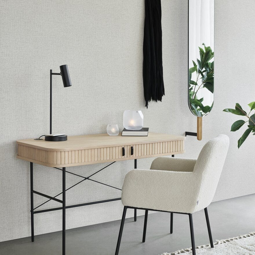TABELA Bordlampe H52 cm i Svart
