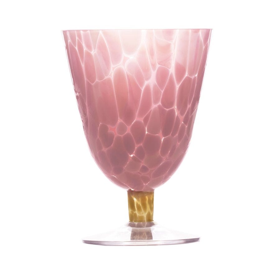 Magnor JUBALONG Drikkeglass Ø9 cm i Rosa designet av Camilla Prytz