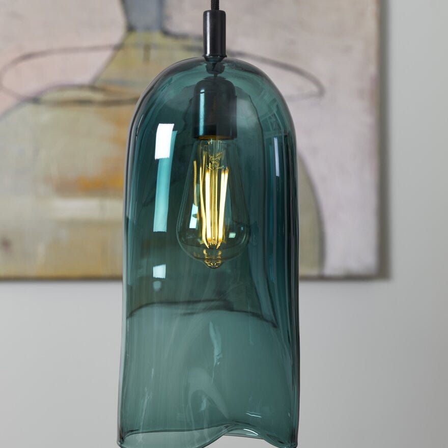 Magnor KLEM Lampe Ø15 cm i Blå designet av Marianne Stensrud