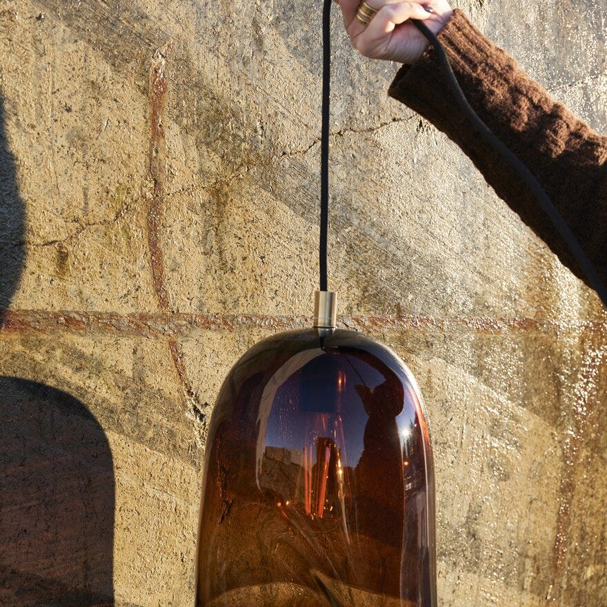 Magnor KLEM Lampe Ø19 cm i Grønn designet av Marianne Stensrud