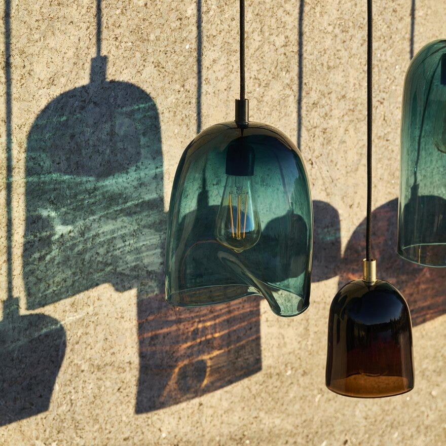 Magnor KLEM Lampe Ø12 cm i Blå designet av Marianne Stensrud
