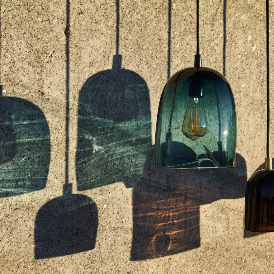 Magnor KLEM Lampe Ø15 cm i Blå designet av Marianne Stensrud