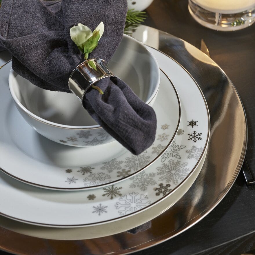 CHRISTIANIA Dekketallerken Ø35 cm i Grå