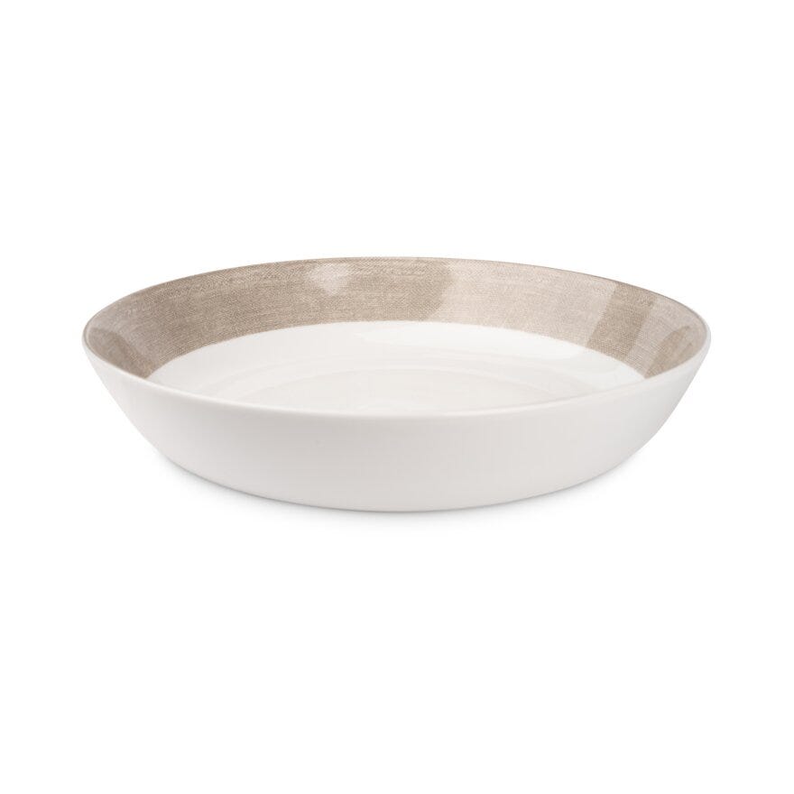 Magnor LINEN Bolle Ø31 cm i Hvit designet av Halvor Bakke