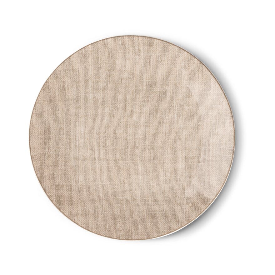 Magnor LINEN Asjett Ø21 cm i Hvit designet av Halvor Bakke
