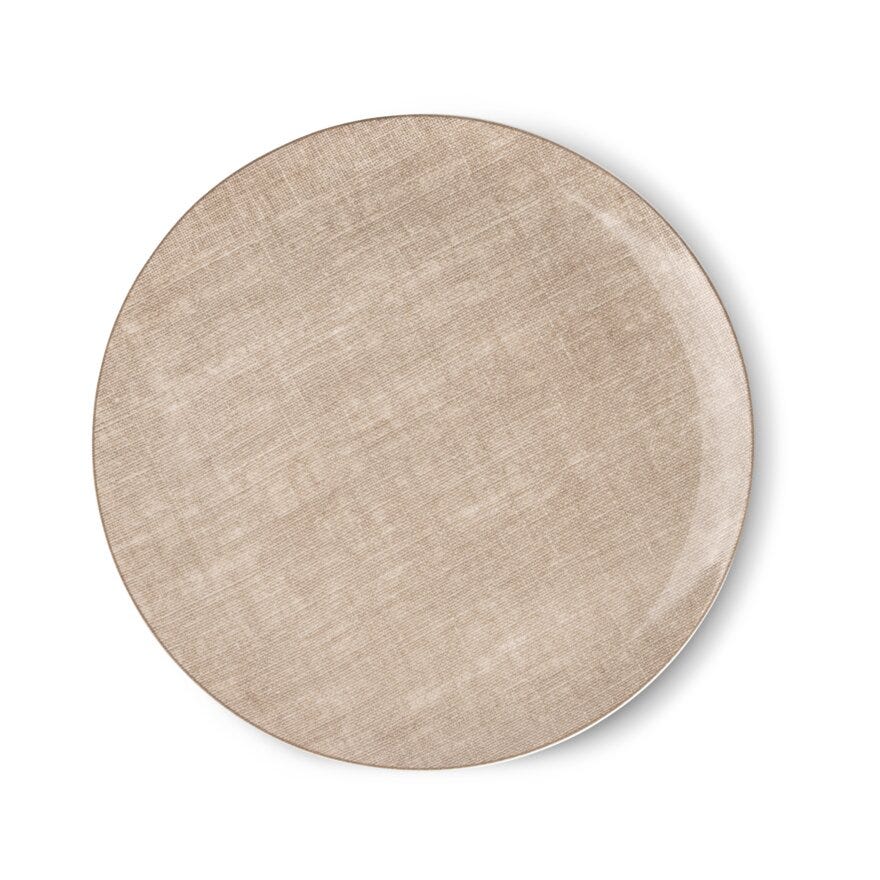 Magnor LINEN Flat tallerken Ø27 cm i Hvit designet av Halvor Bakke