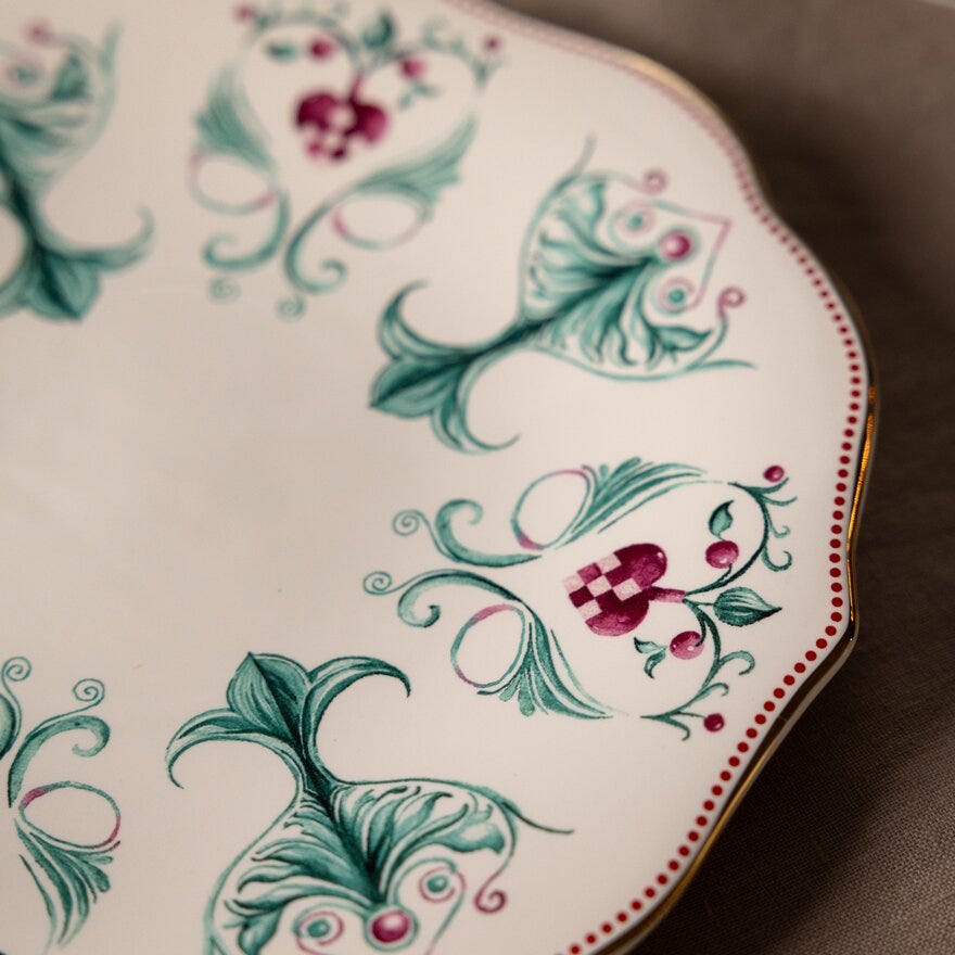 Magnor LUCIA Frokosttallerken Ø21 cm i Hvit designet av Knut og Kjartan