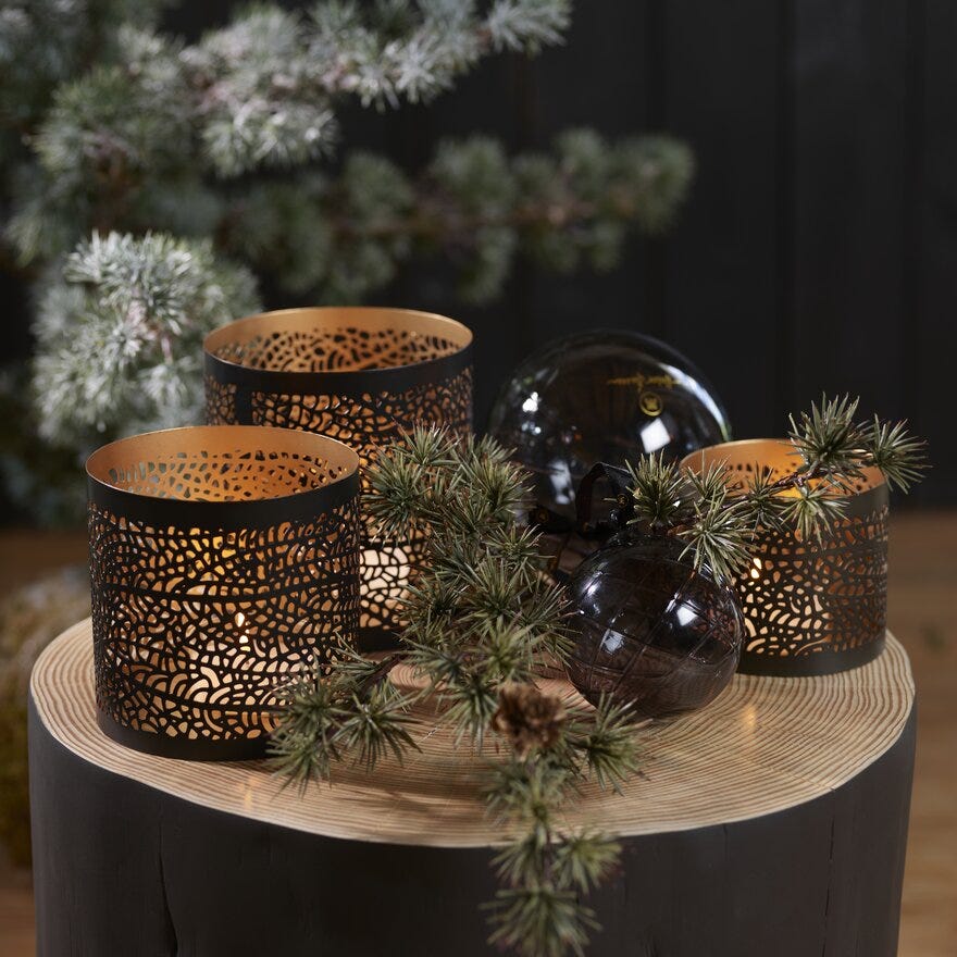 Magnor LUX Dekorkule Ø8 cm i Svart designet av Halvor Bakke