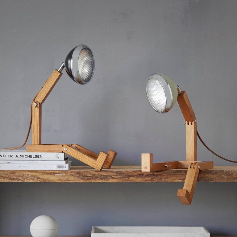 Mr. Wattson MR. WATTSON Bordlampe H30 cm i Hvit