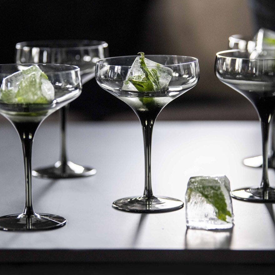 Magnor NOIR Cocktailglass CL55 cm i Grå designet av Halvor Bakke