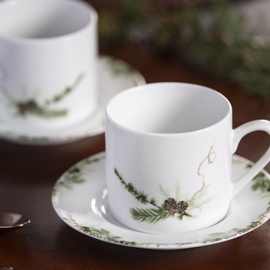 Magnor NOSTALGI Kaffeskål Ø14.5 cm i Hvit designet av Halvor Bakke