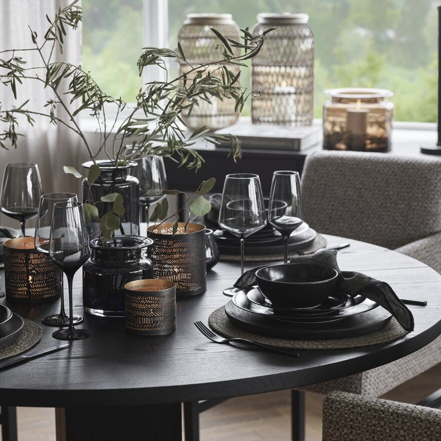 Magnor NOIR Bolle Ø15 cm i Svart designet av Halvor Bakke