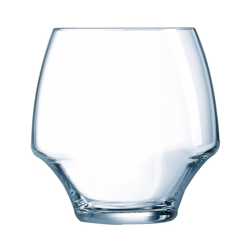 OPEN UP Vannglass 9x9.5 cm i Klar