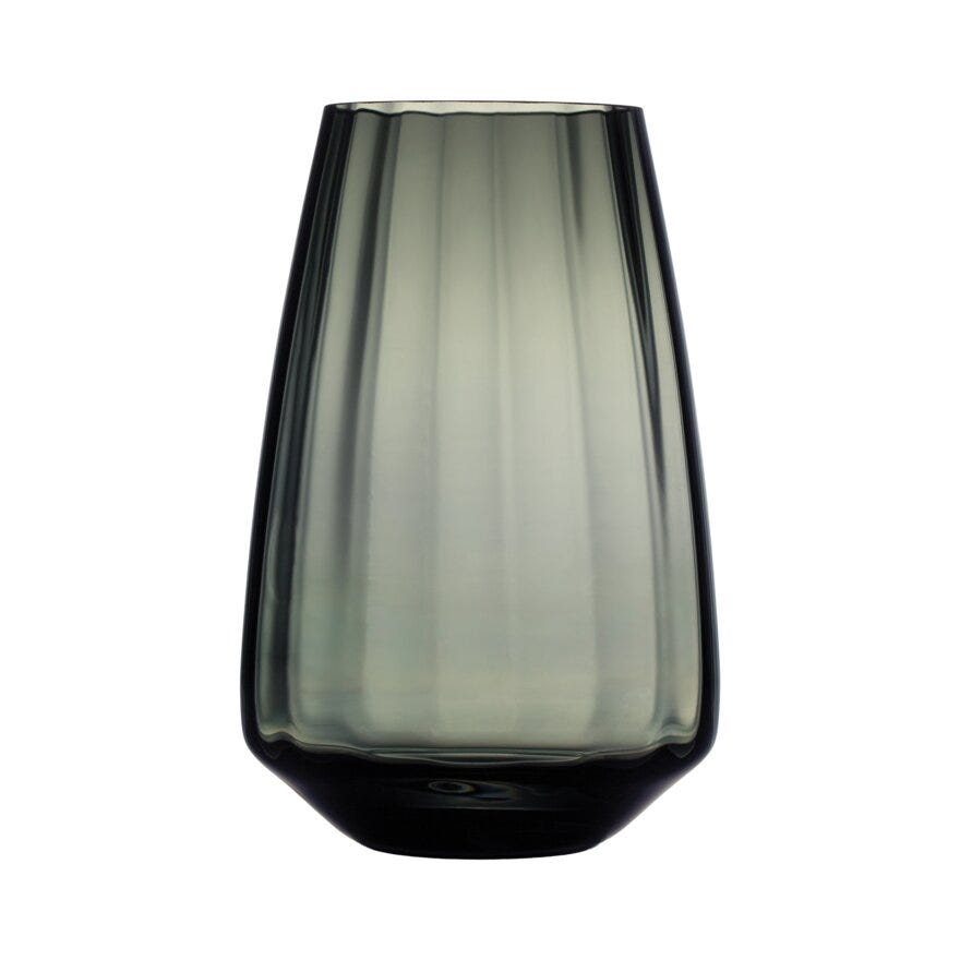 Magnor OPTIQUE Vase H17 cm i Grå designet av Halvor Bakke