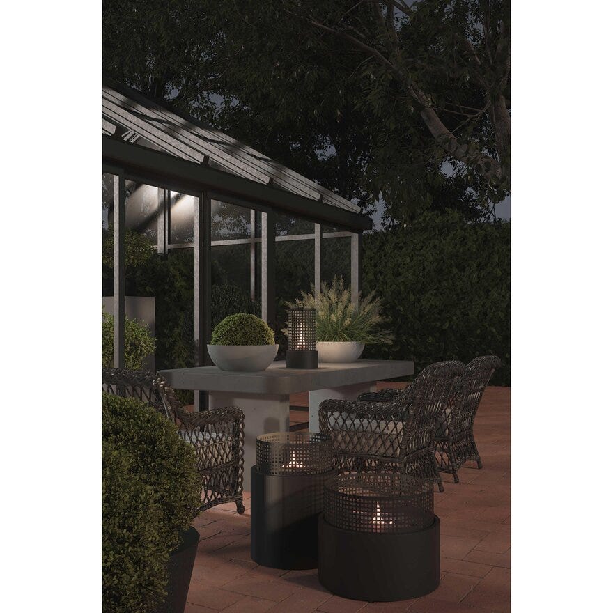 TenderFlame PLETTENBERG Utepeis Ø50 cm i Svart designet av Halvor Bakke