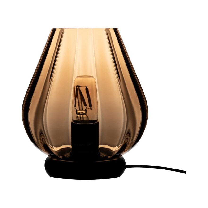 Magnor ROCKS XO Bordlampe H24.4 cm i Brun designet av Halvor Bakke
